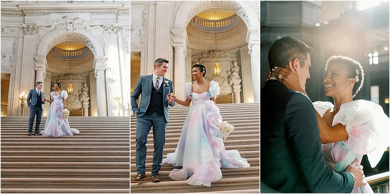 San Francisco City Hall Wedding Photography Weekday Elopement Coverage - Gallery image