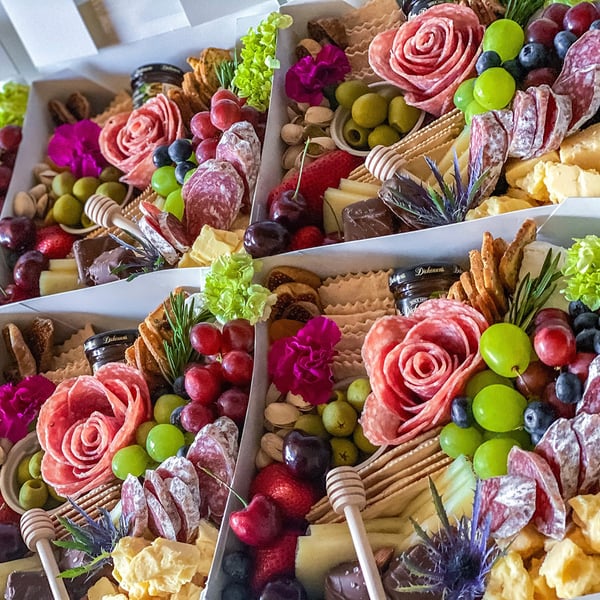 Cheese and Charcuterie Nibble Box for Intimate Gatherings - Gallery image