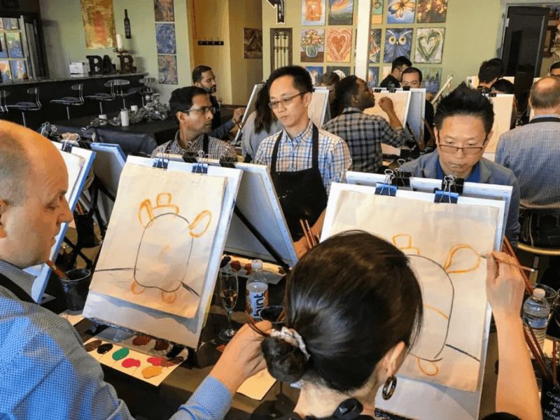 Tote Bag Painting – A Fun & Functional Team Art Experience - Gallery image