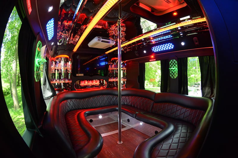 31 Passenger Executive Limo Bus (White) Luxury Rental for Parties - Featured image