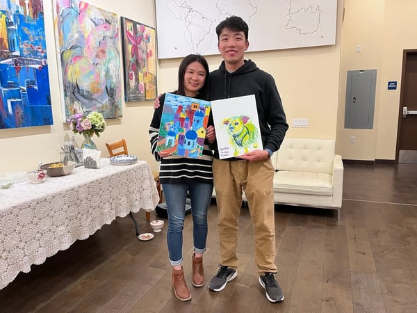 Adult Paint and Sip Birthday Party – Experiences in Burlingame