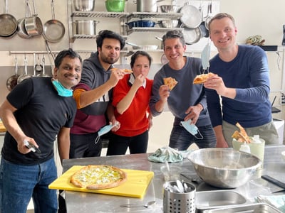 Mastering New York-Style Pizza Together: A Team Workshop