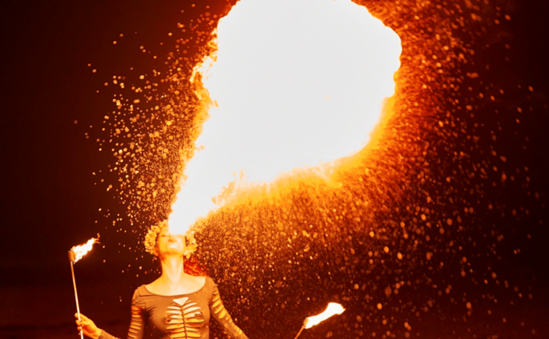 Fire Dancer for Birthday and Holiday Party, Professional - Gallery image
