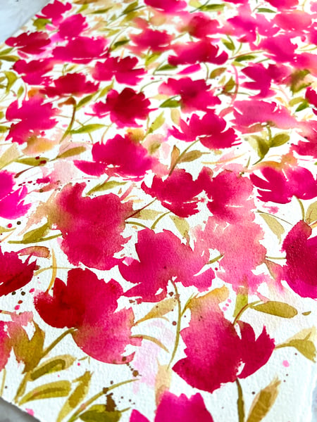 Mother and Daughter Floral Watercolor Workshop with Charcuterie – Experiences in Pleasanton