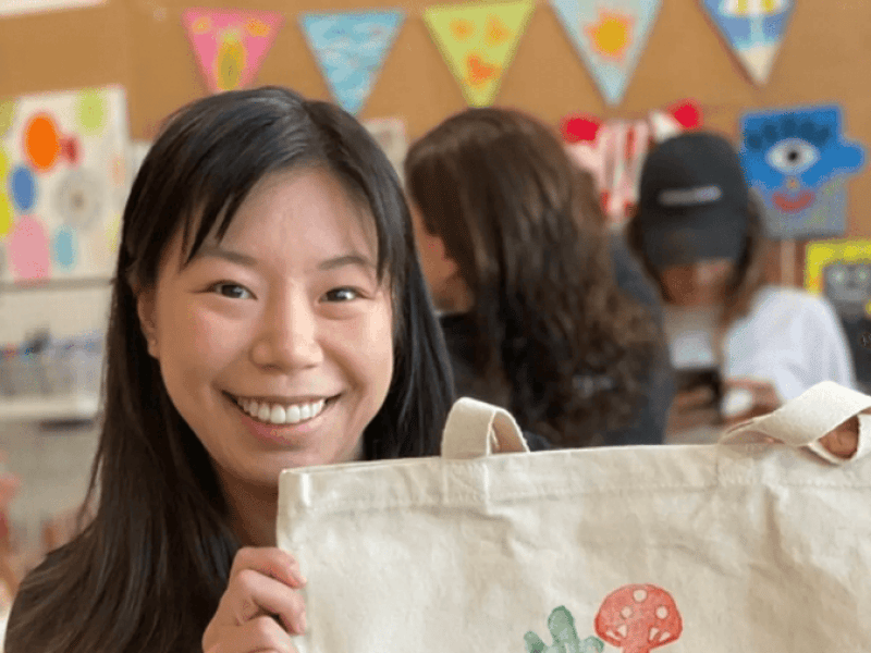 Block-Print Your Own Tote Bag! Travels to You - Gallery image