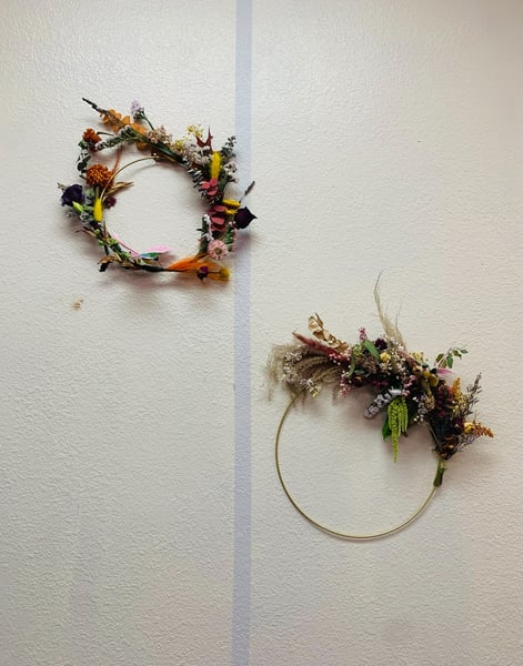 Dried Floral Holiday Wreath Class - Gallery image
