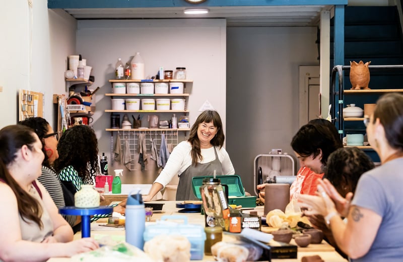 Beginner Pottery Class: Try the Wheel, Then Hand Build a Piece - Gallery image