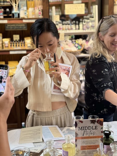 Custom Perfume Blending Workshop with a Fragrance Pyramid Lesson - Gallery image