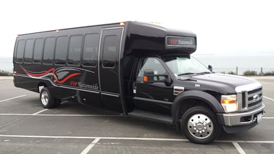 30 Passenger Limo Bus Luxury Rental for Weddings, Proms & Parties