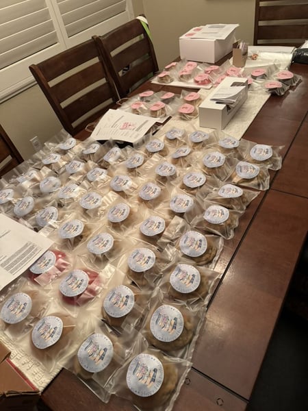 Custom Cookies for Events and a Dessert Table Grad Party Box - Gallery image