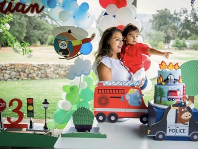 Transportation-Themed Birthday Party Package (Ages 1–6)