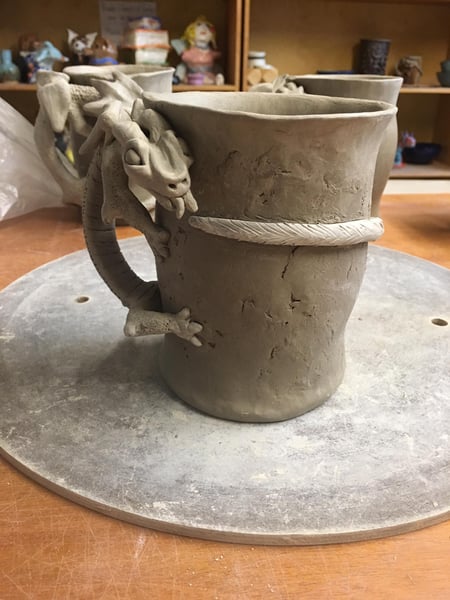 Wheel and Hand Building Combo: Three Clay Pieces for Every Guest - Gallery image