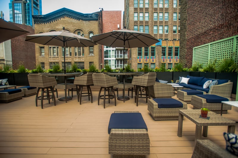 Hotel Rooftop Event Space at New York Hotel - Gallery image