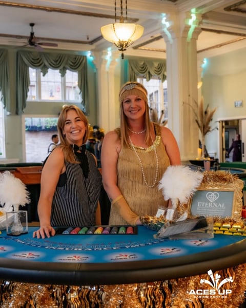 Twenty-One or Bust Private Blackjack Party Rental Package - Gallery image