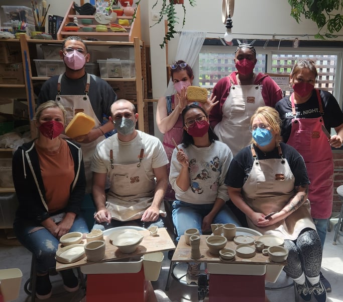 Team Building Pottery Workshop: Wheel Throwing or Hand-Building - Gallery image