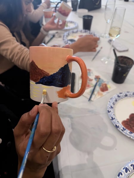 Ceramic Mug Painting Workshop - Gallery image