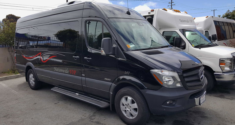 10 Passenger Sprinter Executive Limo Bus Luxury Rental for Events - Gallery image