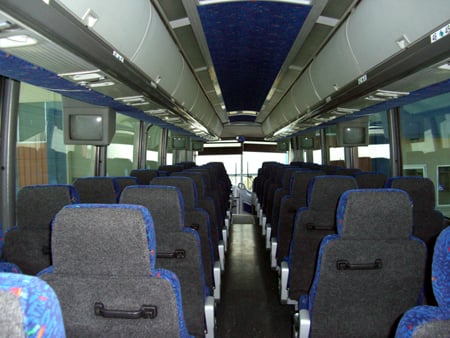 47 Passenger VIP Coach Premium Rental for Weddings & Celebrations - Gallery image