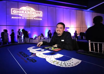 Corporate Platinum Casino Night Rental for Large Company Parties