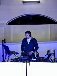 Six-Hour Wedding Reception DJ MC with Dance Floor Lighting