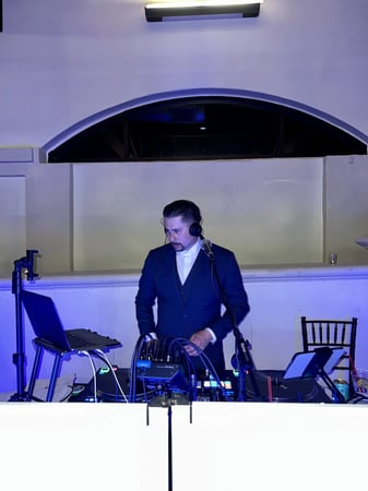 Six-Hour Wedding Reception DJ MC with Dance Floor Lighting - Anniversary - Featured image