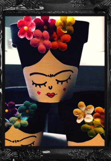 Frida Kahlo Inspired Painting and Succulent Pot Workshop - Gallery image