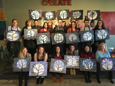 Paint & Sip – A Creative and Relaxing Team Experience
