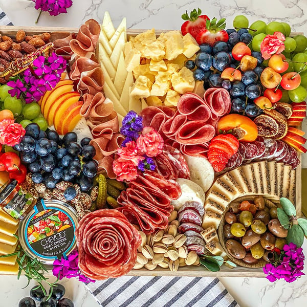 Abundant Cheese and Charcuterie Grazing Platter for Groups - Gallery image