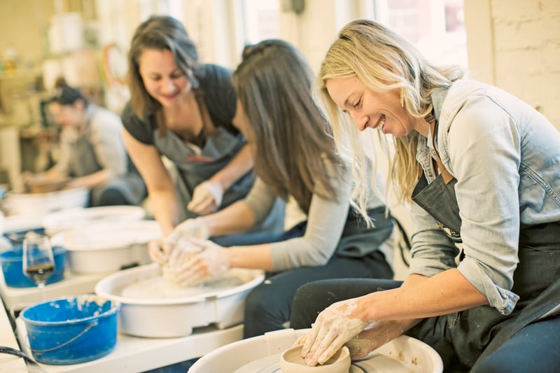 Wheel Throwing Pottery Class with Kiln Tour and Pieces Fired - Gallery image