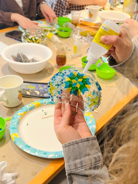 Turkish Mosaic Lamp Workshop: Design a Radiant Table Lamp - Gallery image