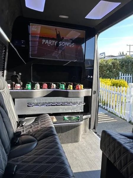 Sprinter Limo Van Rental for Group and Bachelorette Events - Gallery image