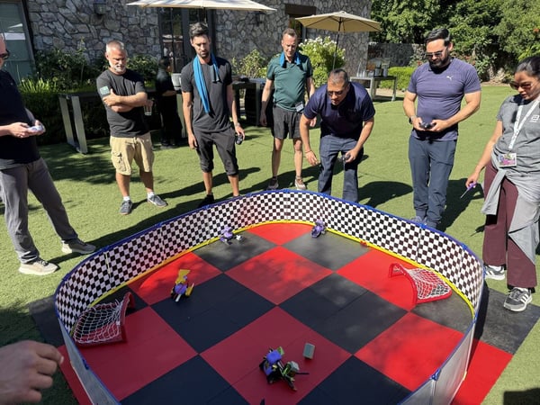 Large Team Building Events Bot Rally – Experiences