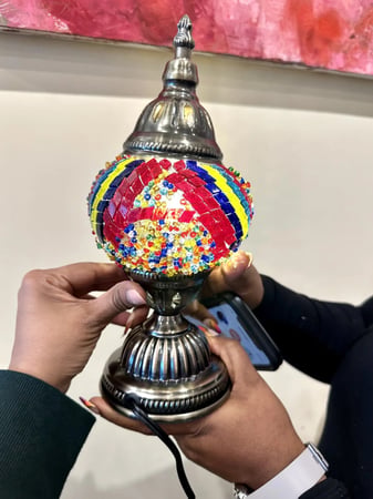 Mosaic Turkish Lamp Workshop - Holiday Party in Foster City - Featured image