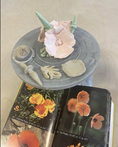 Sculpt and Sip Clay Flower Class with Wine and Kiln-Fired Bloom - Gallery image