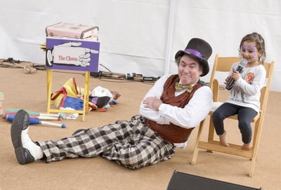 Clown Performer for Kids Birthday Parties and Family Festivals