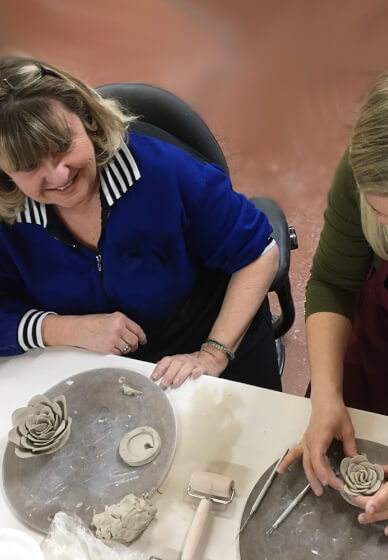 Clay Flower Pottery Workshop for Team Building and Creativity - Gallery image