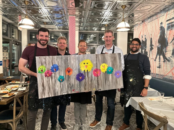 Collaborative Painting: Teamwork Challenge - Team Building in San Mateo - Featured image
