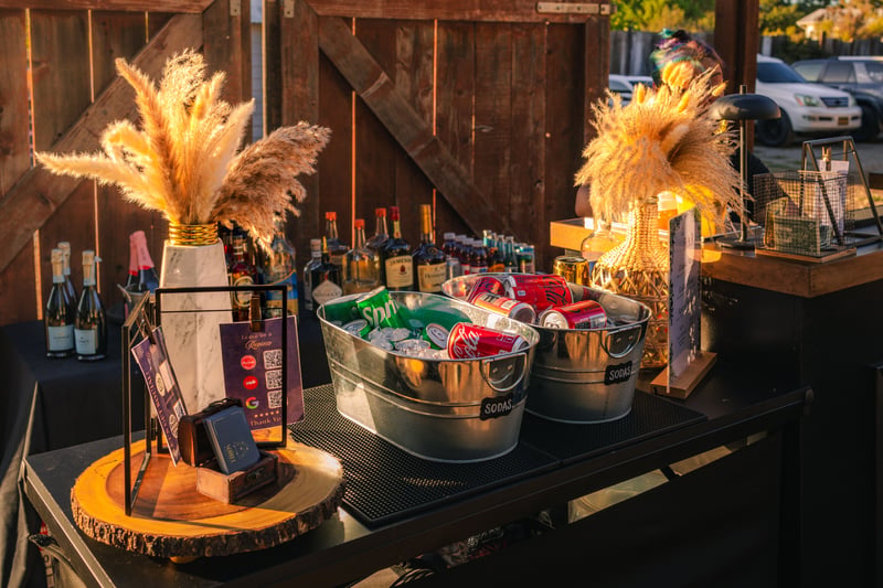 Two Bartender Mobile Cocktail Bar Service For Receptions - Gallery image