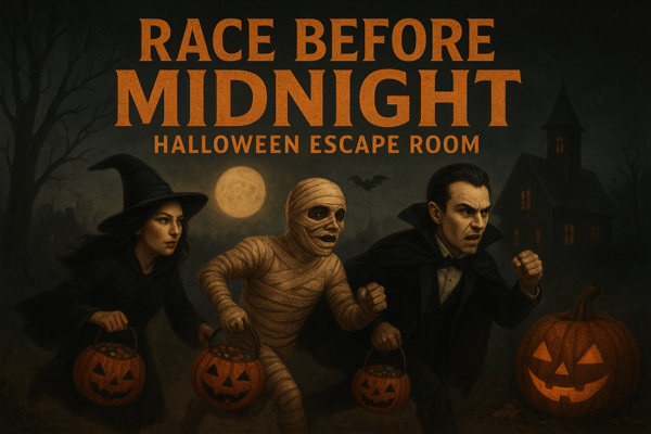 Halloween Virtual Escape Room for Teams with a Live Actor Host – Experiences