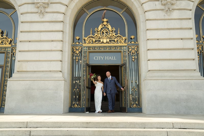 City Hall Wedding Photography Three-Hour Multi-Location Coverage - Gallery image