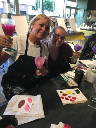 Glass Painting Workshop: Decorate a Wine, Champagne or Beer Glass - Holiday Party in San Mateo - Featured image