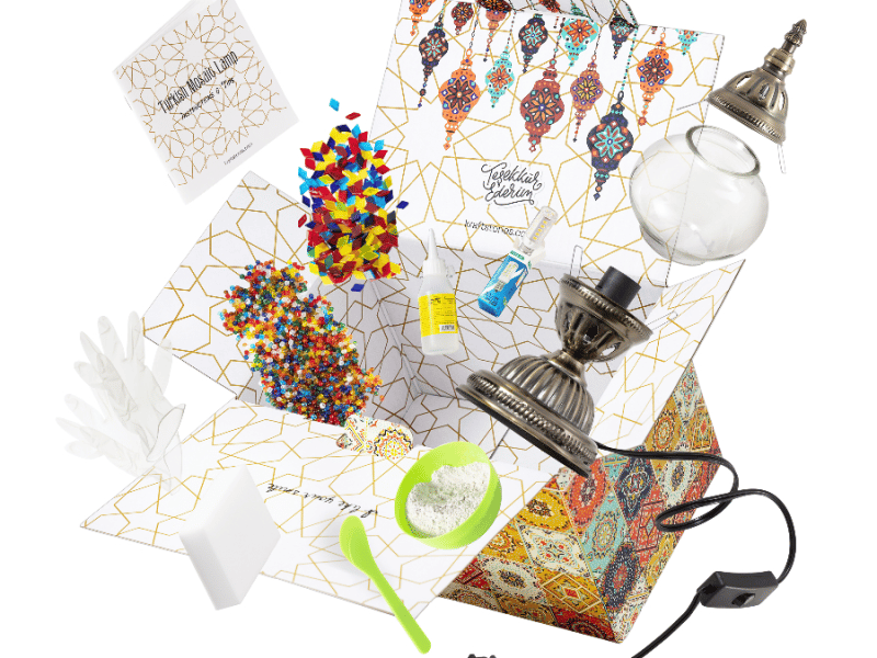 Make Your Own Turkish Mosaic Lamp - Gallery image