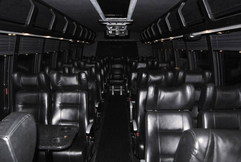 31 Passenger Executive Limo Bus (Black) Luxury Rental for Parties - Gallery image