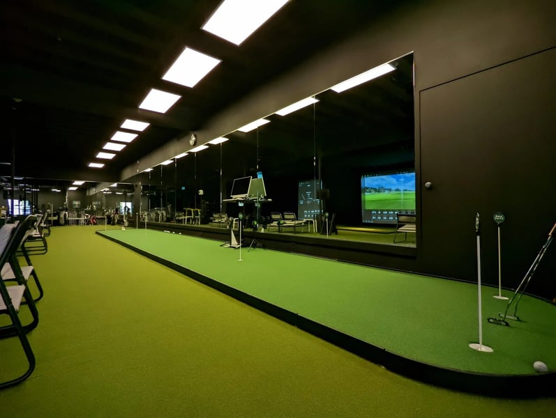 Private Indoor Golf Simulator Event With Trackman Virtual Golf - Gallery image