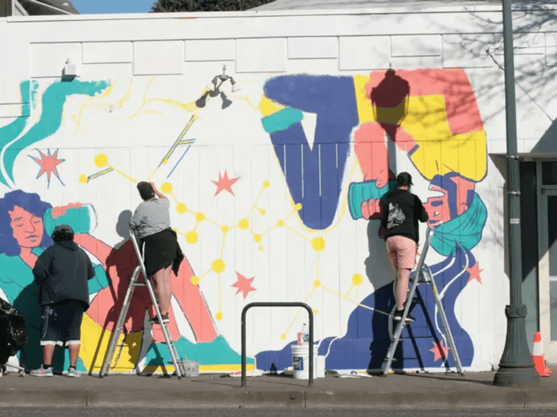 Paint a Mural – A Collaborative Team Art Experience - Gallery image