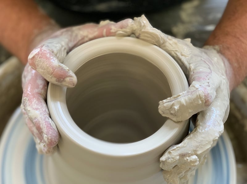 Wheel Throwing Pottery Class with Kiln Tour and Pieces Fired - Featured image