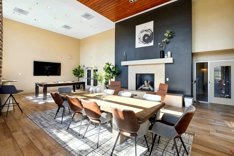 Lounge with Fireplace for Events in Mission Bay - Gallery image