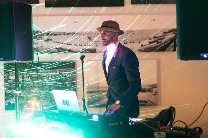 Wedding DJ MC for Ceremony and Reception with Mics and Lights - Gallery image