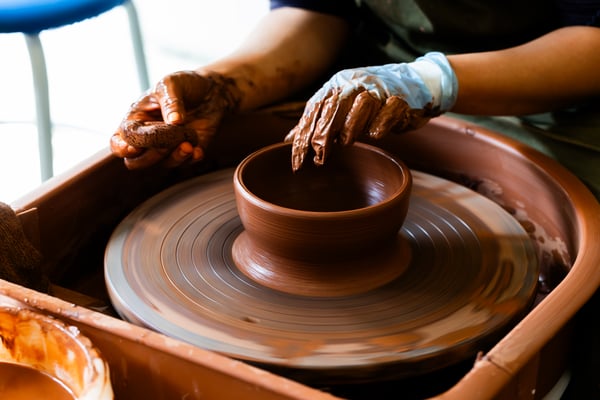 Beginner Pottery Class: Try the Wheel, Then Hand Build a Piece - Holiday Party in Vallejo - Featured image