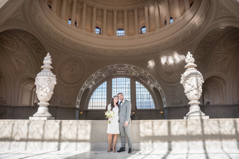 City Hall Wedding Photography One-Hour Ceremony Coverage - Gallery image